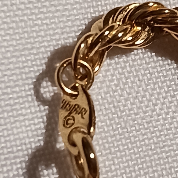 Trifari Twisted Goldtone Necklace - Picture 2 of 5